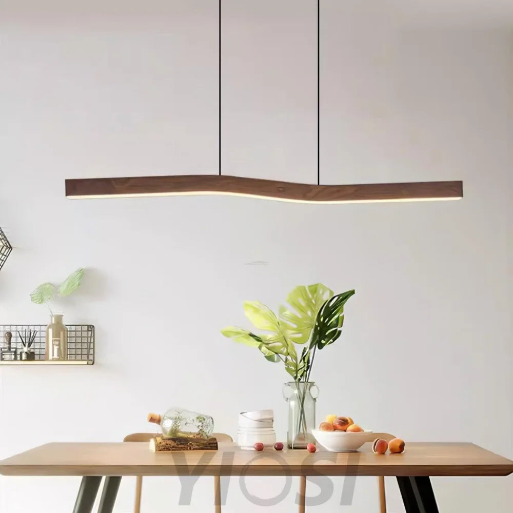 Camur Linear Pendant，Dining Table Lamp, Kitchen Island Lamp - Bar-1-Yiosilamp