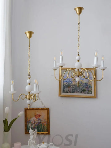Candle Style Carlita Chandelier with 3/5 heads - Candle-1-Yiosilamp