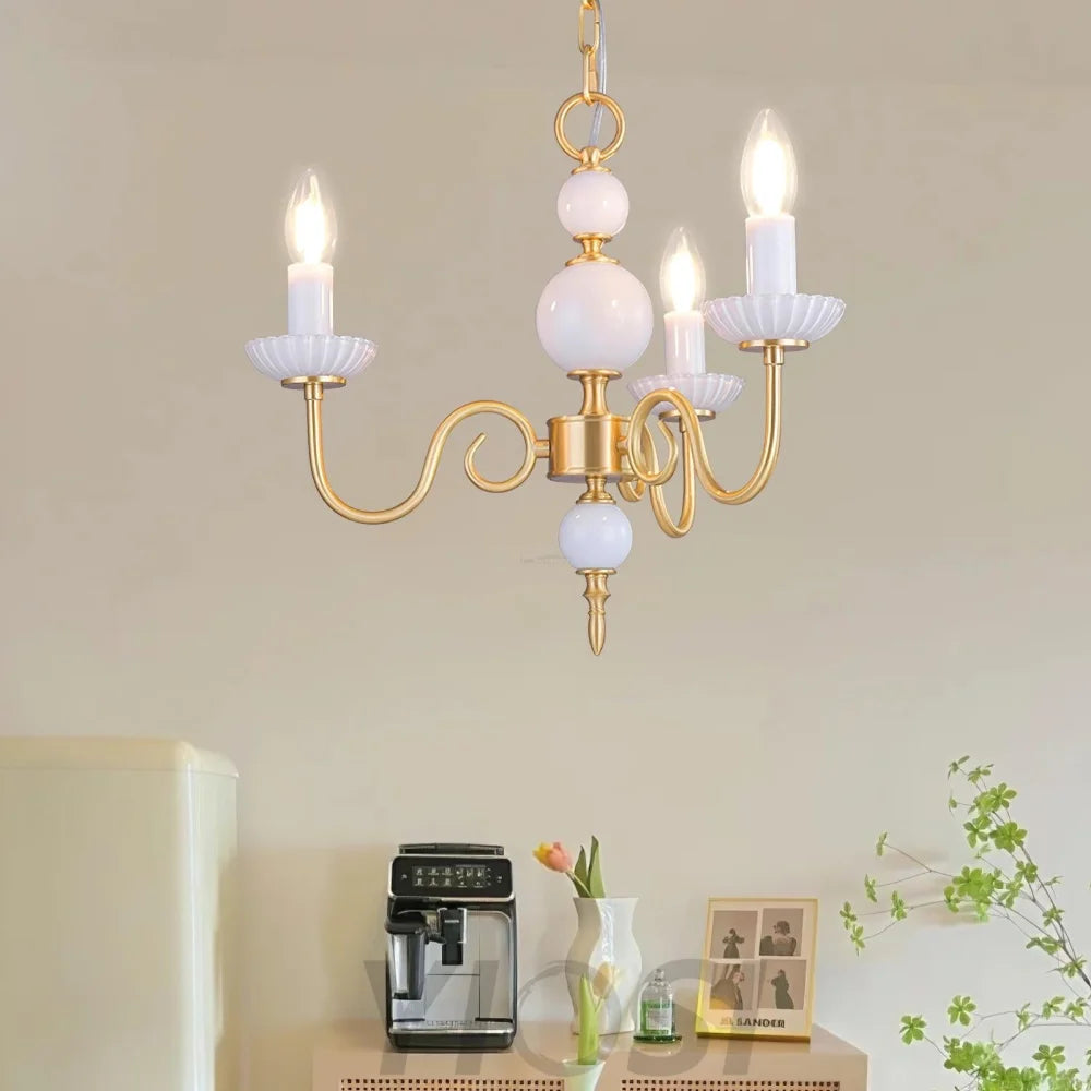 Candle Style Carlita Chandelier with 3/5 heads - Candle-1-Yiosilamp