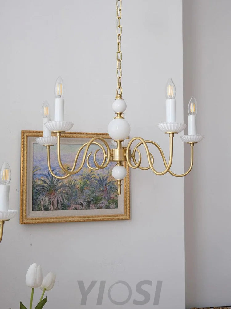 Candle Style Carlita Chandelier with 3/5 heads - Candle-1-Yiosilamp