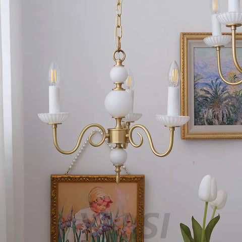Candle Style Carlita Chandelier with 3/5 heads - Candle-1-Yiosilamp