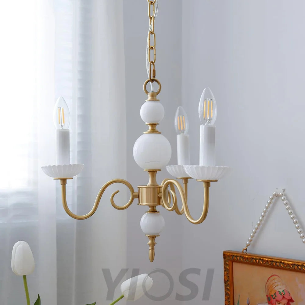 Candle Style Carlita Chandelier with 3/5 heads - Candle-1-Yiosilamp