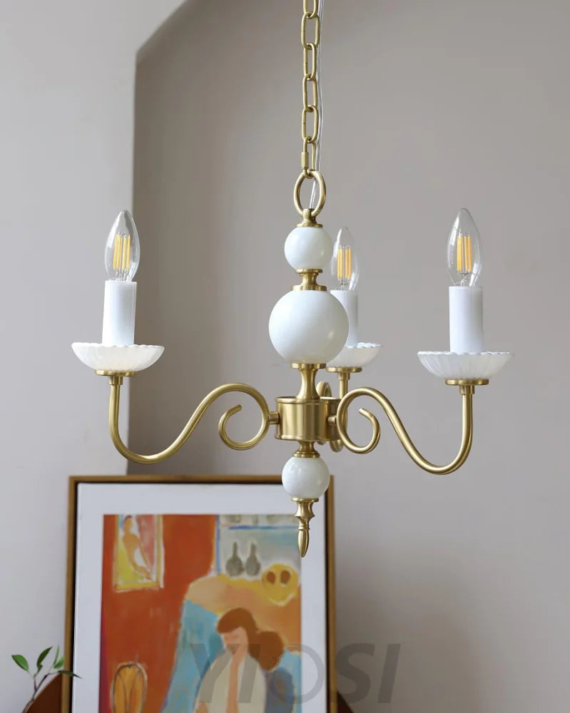 Candle Style Carlita Chandelier with 3/5 heads - Candle-1-Yiosilamp