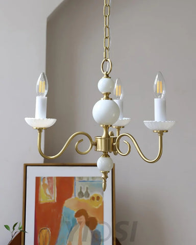 Candle Style Carlita Chandelier with 3/5 heads - Candle-1-Yiosilamp