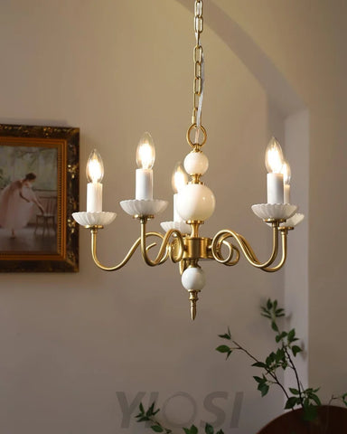 Candle Style Carlita Chandelier with 3/5 heads - Candle-1-Yiosilamp