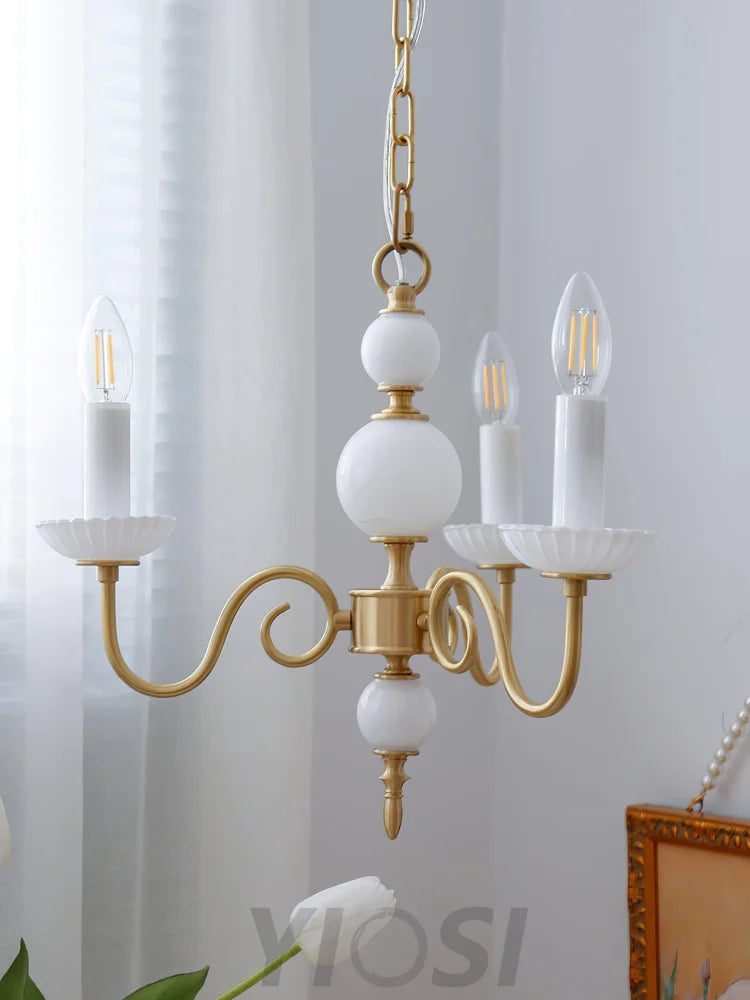 Candle Style Carlita Chandelier with 3/5 heads - Candle-1-Yiosilamp