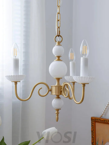Candle Style Carlita Chandelier with 3/5 heads - Candle-1-Yiosilamp
