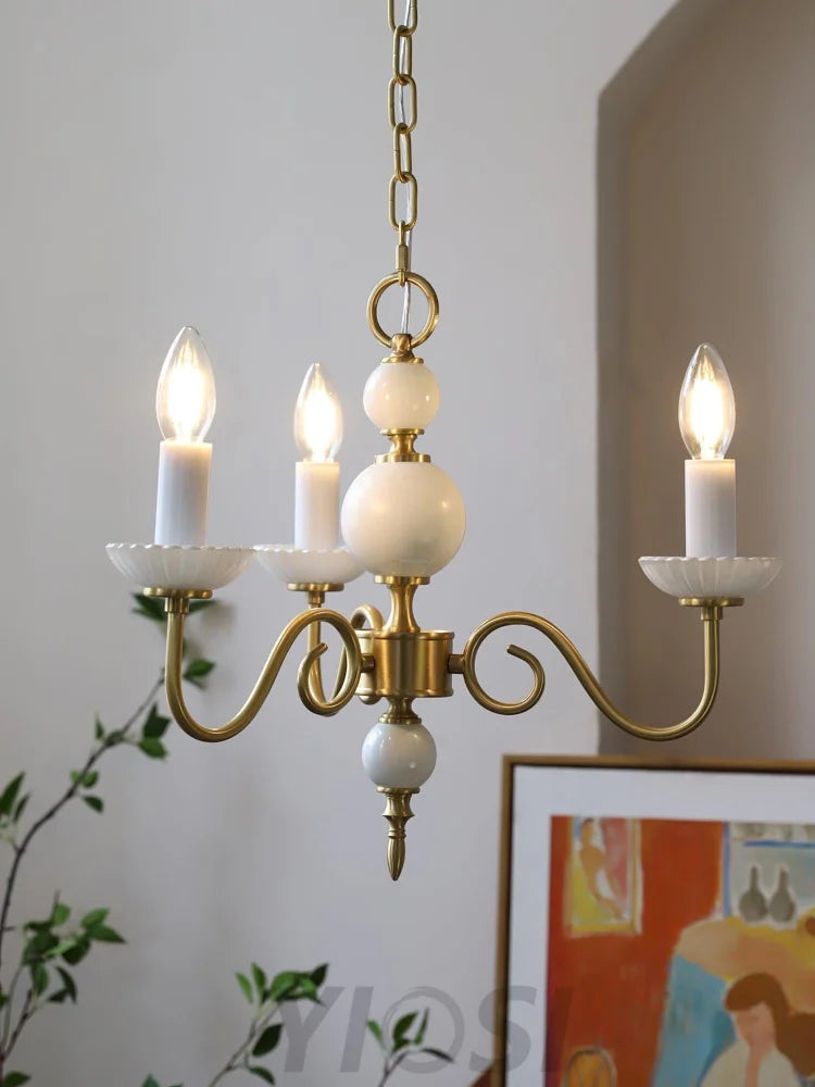 Candle Style Carlita Chandelier with 3/5 heads - Candle-1-Yiosilamp
