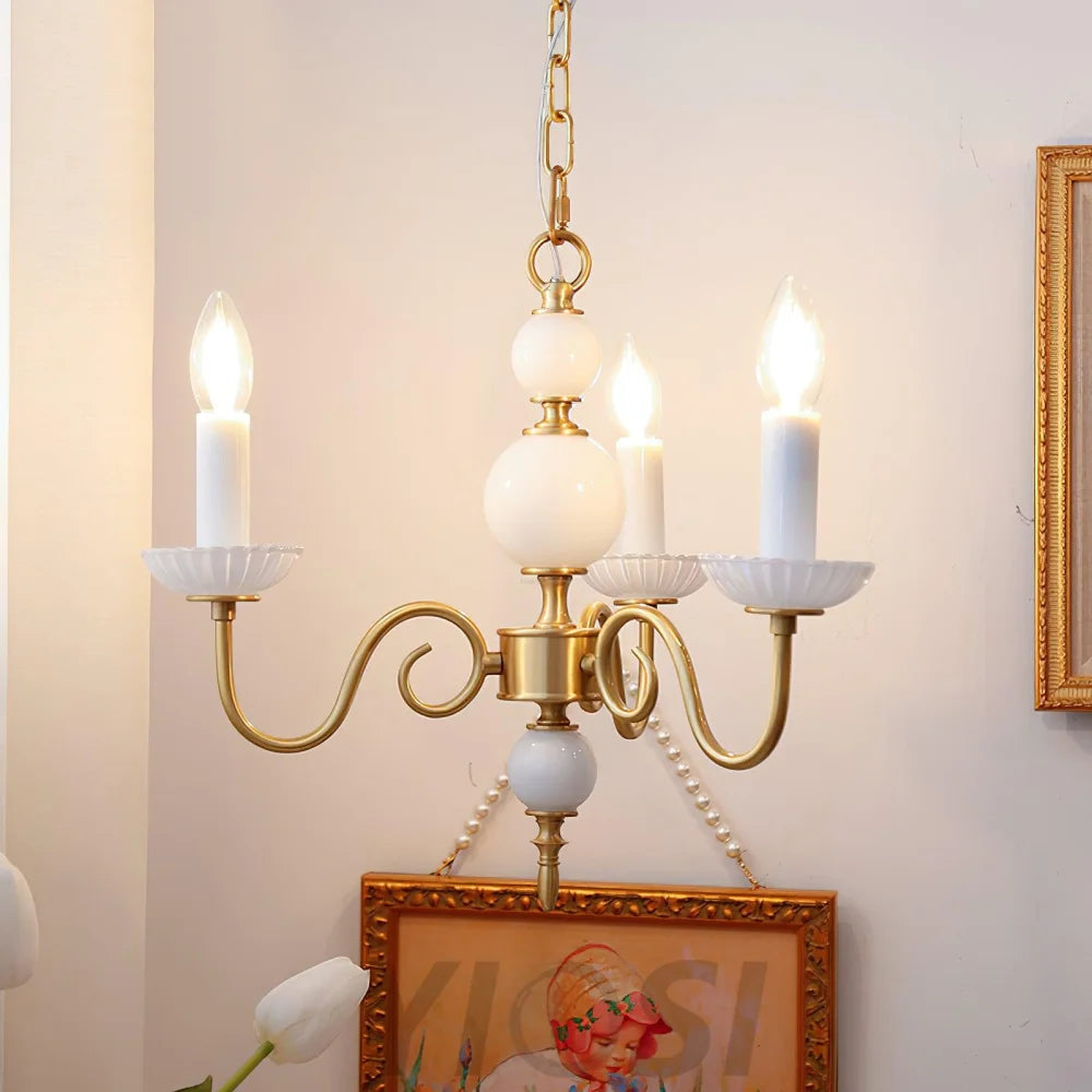 Candle Style Carlita Chandelier with 3/5 heads - Candle-1-Yiosilamp