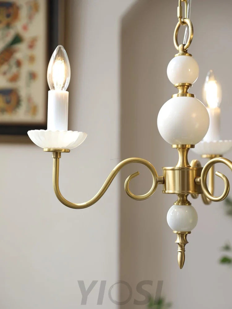 Candle Style Carlita Chandelier with 3/5 heads - Candle-1-Yiosilamp