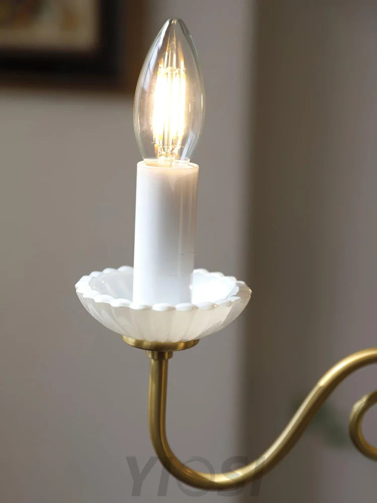 Candle Style Carlita Chandelier with 3/5 heads - Candle-1-Yiosilamp