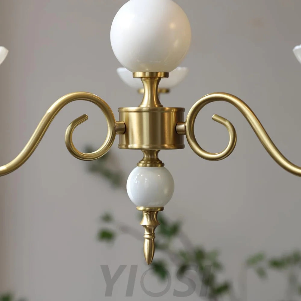 Candle Style Carlita Chandelier with 3/5 heads - Candle-1-Yiosilamp