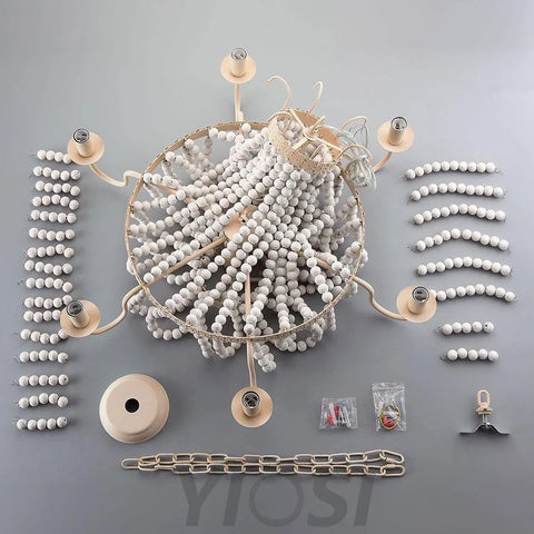 Candle Style Regas Chandelier Φ 29.5″ - Candle-1-Yiosilamp