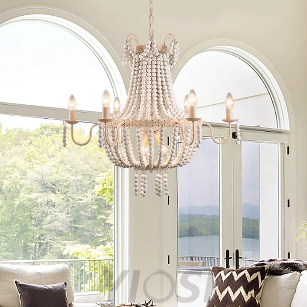 Candle Style Regas Chandelier Φ 29.5″ - Candle-1-Yiosilamp