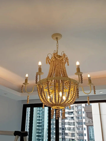 Candle Style Regas Chandelier Φ 29.5″ - Candle-1-Yiosilamp
