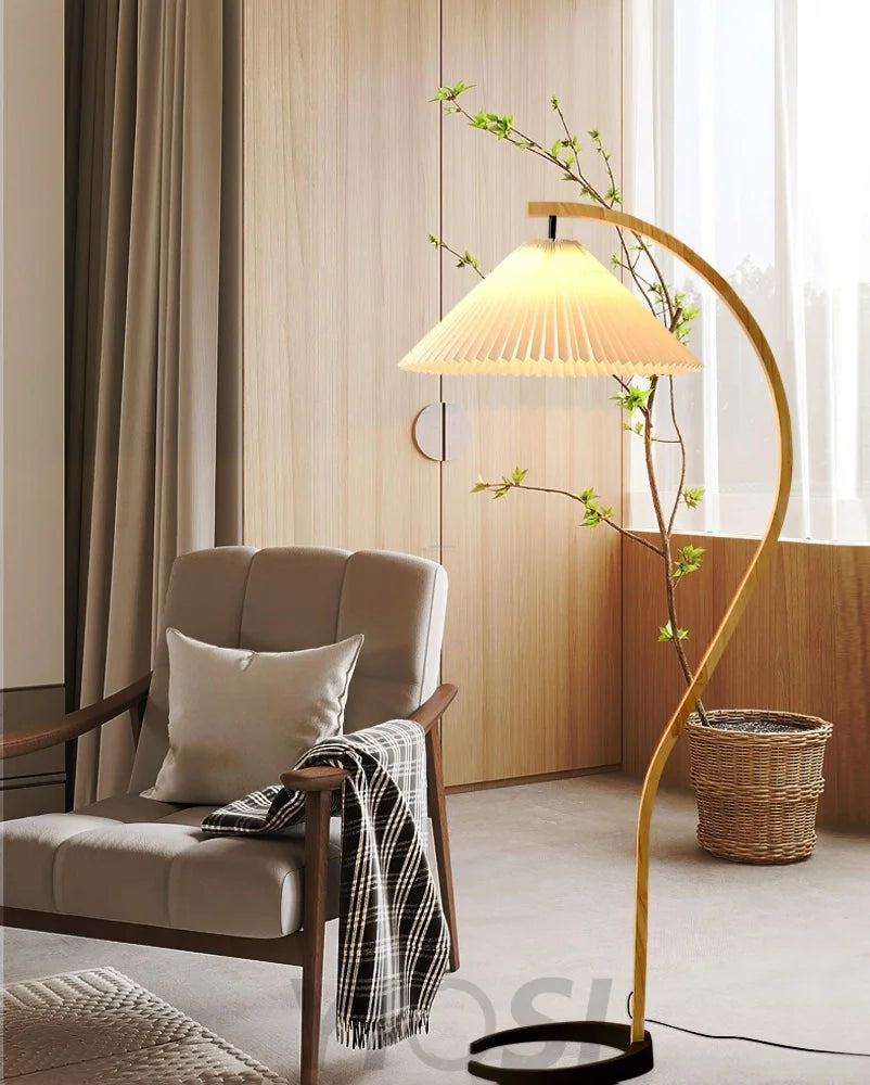 Caprany Floor Lamp - Drapery-1-Yiosilamp