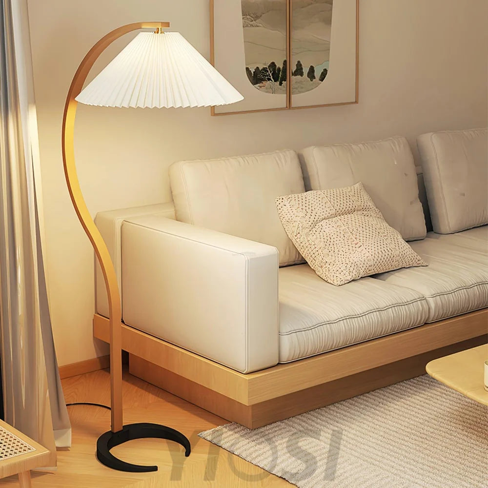 Caprany Floor Lamp - Drapery-1-Yiosilamp