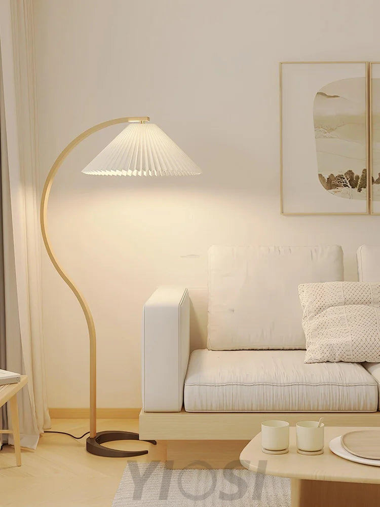 Caprany Floor Lamp - Drapery-1-Yiosilamp