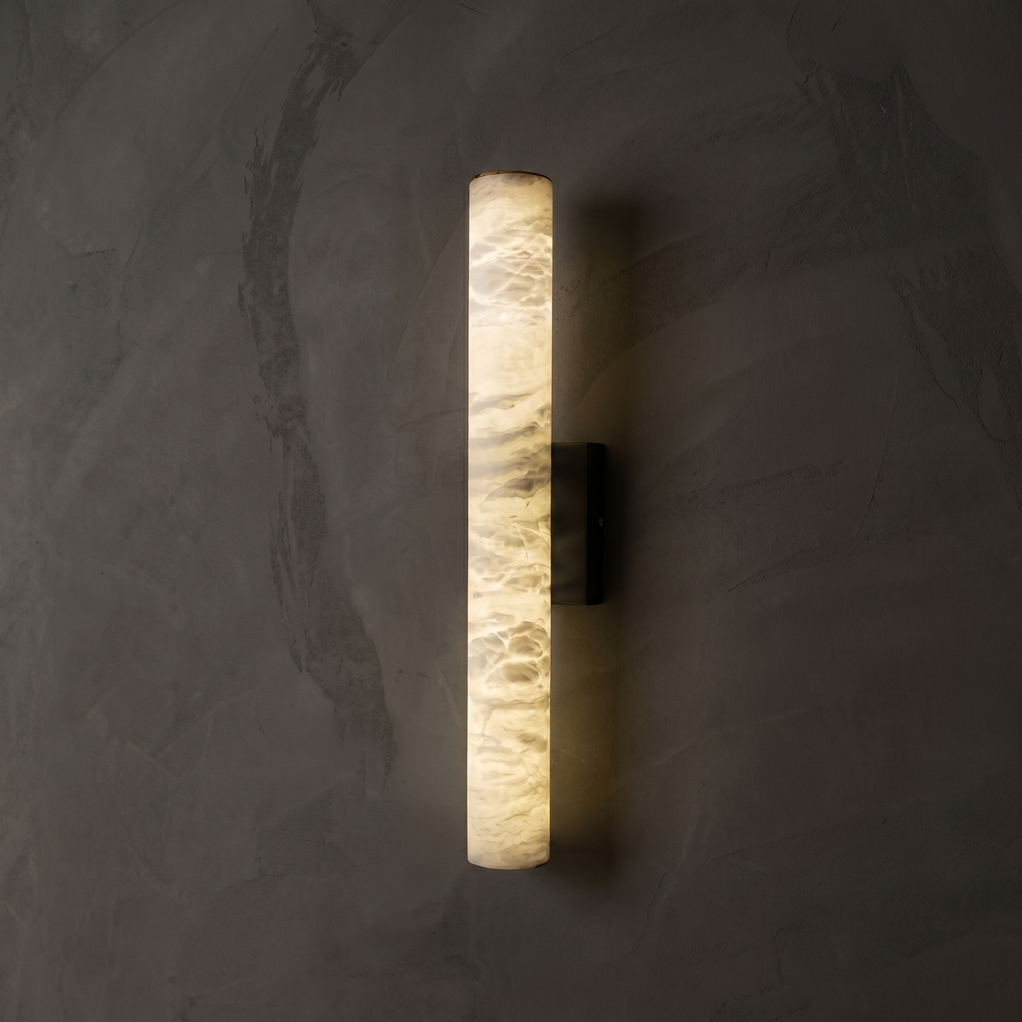 Yiosi Capsula Vertical Stone Tube Wall Sconce - Image 1