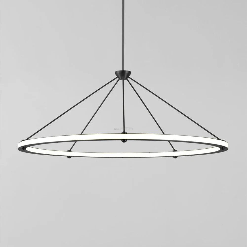 Cascading Ring Circle Pendant - ring-1-Yiosilamp