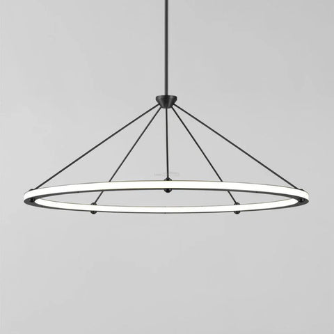 Cascading Ring Circle Pendant - ring-1-Yiosilamp