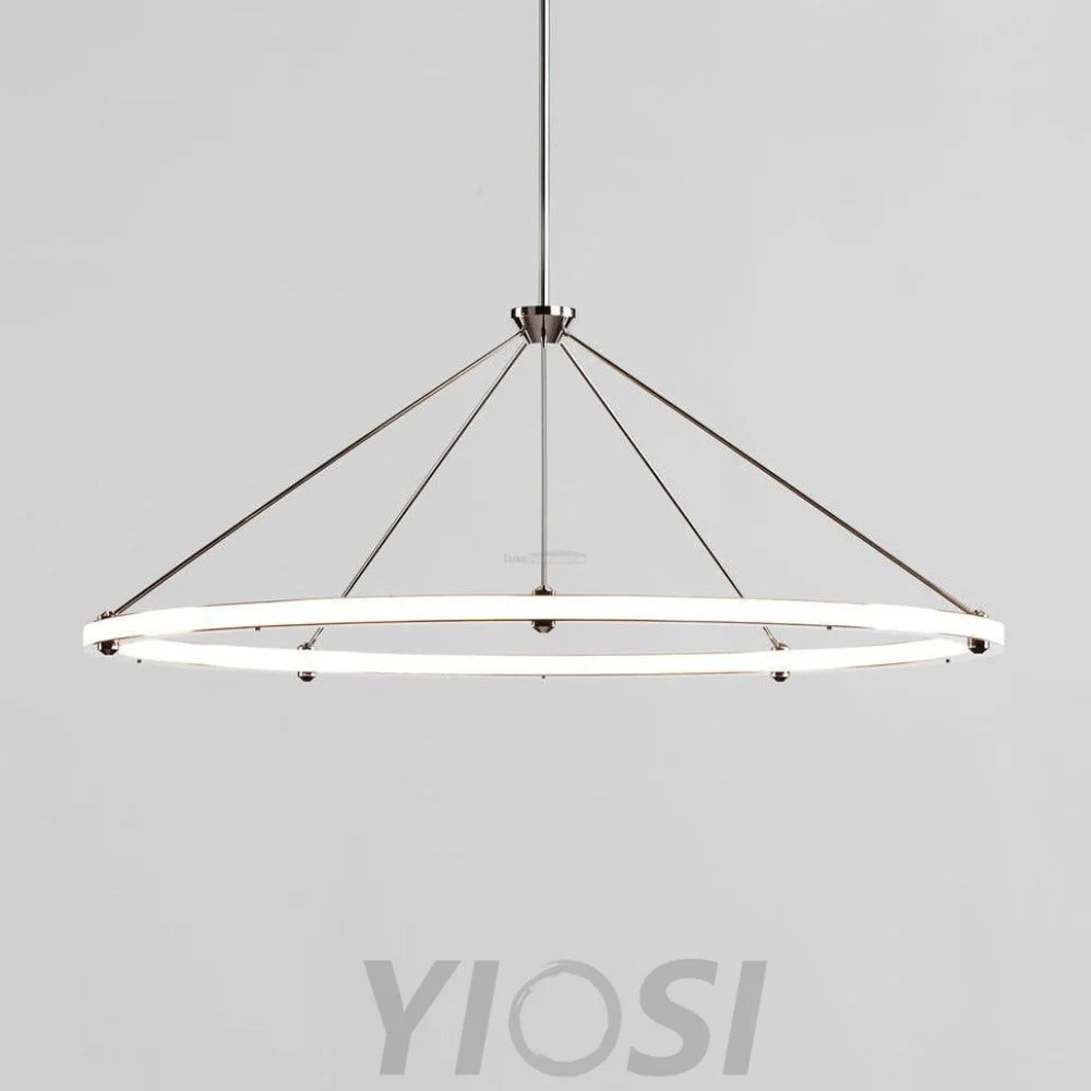 Cascading Ring Circle Pendant - ring-1-Yiosilamp