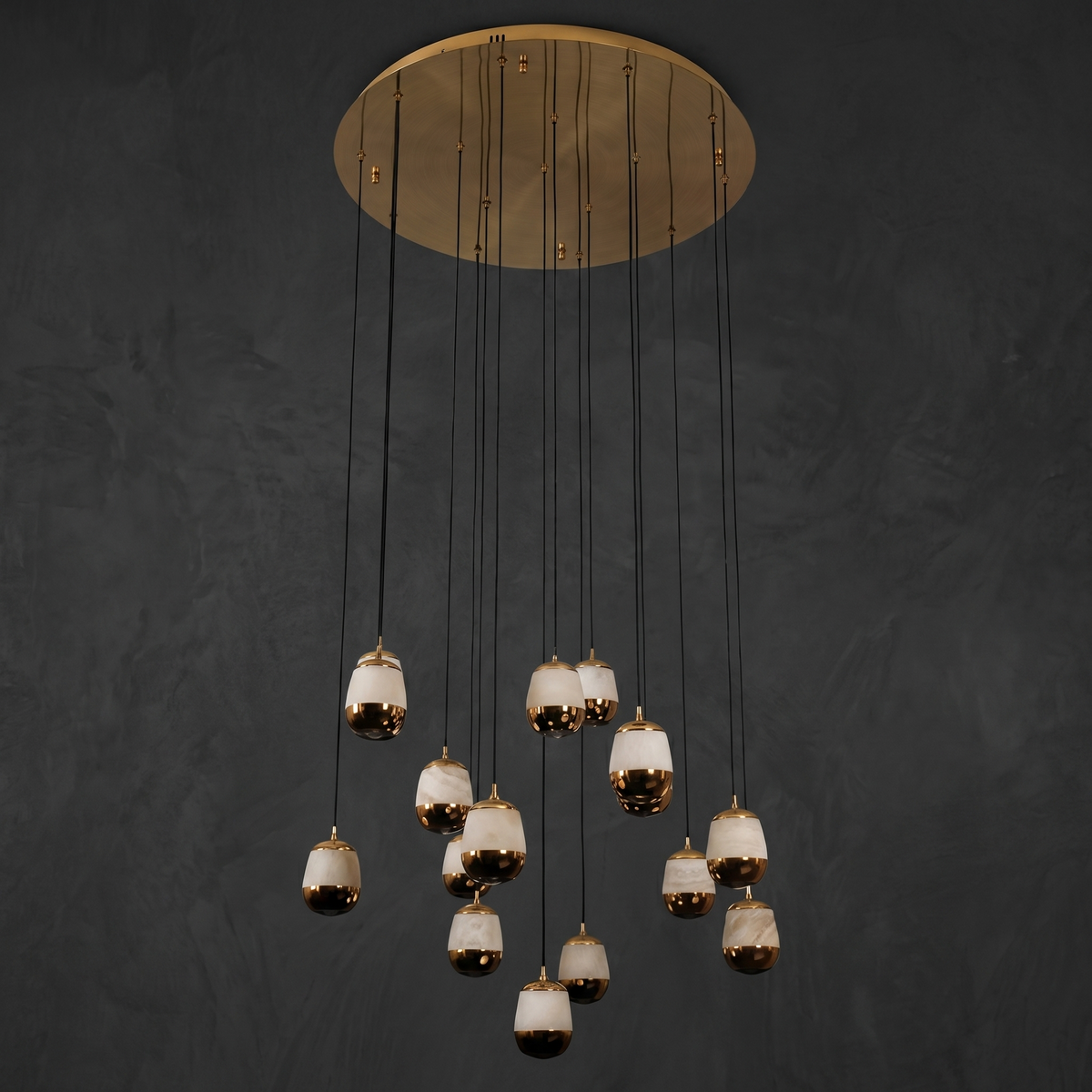 Yiosi Cascata Cluster Ball Gold Pendant Light - Image 2