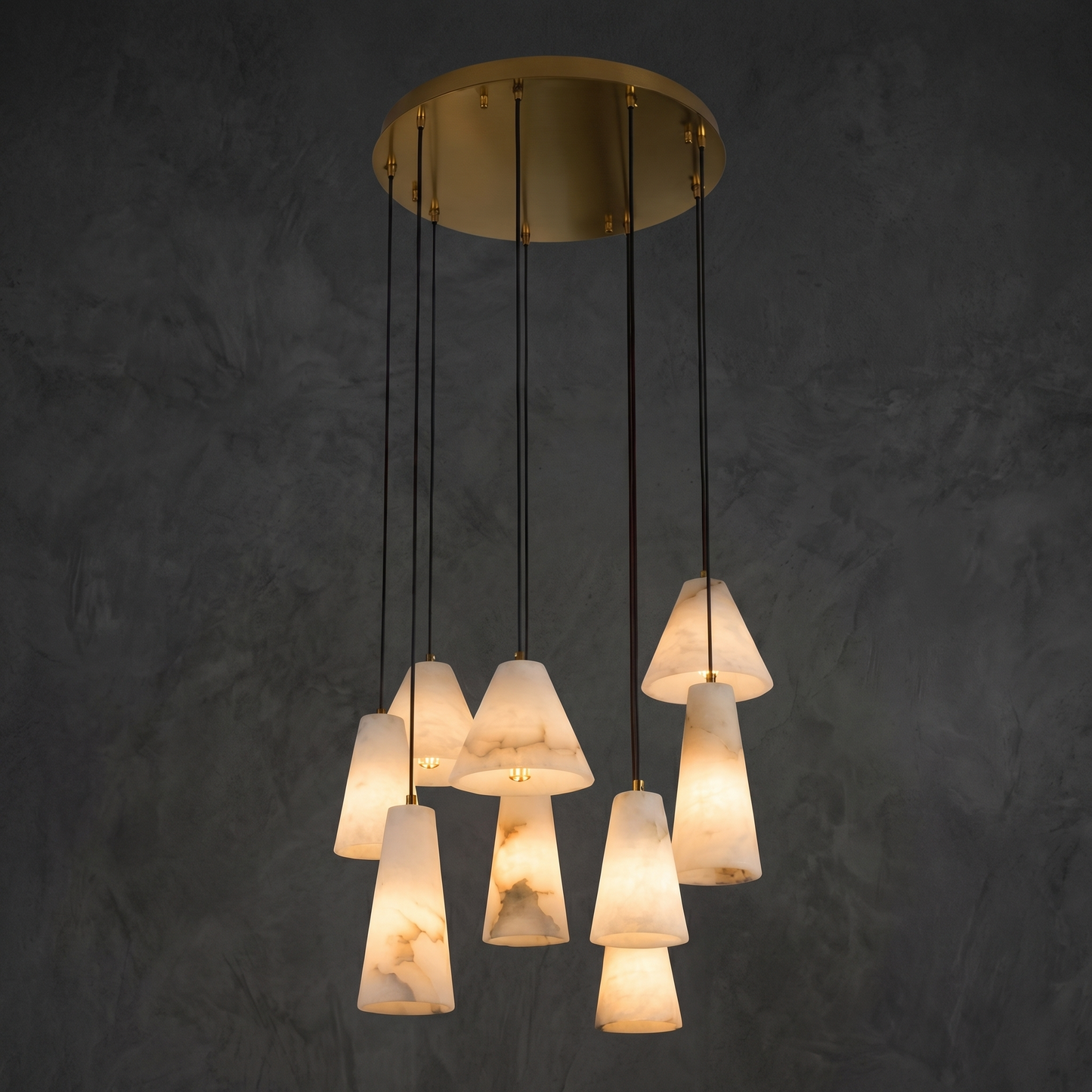Yiosi Cascata Cone Cluster Pendant Light - Image 1
