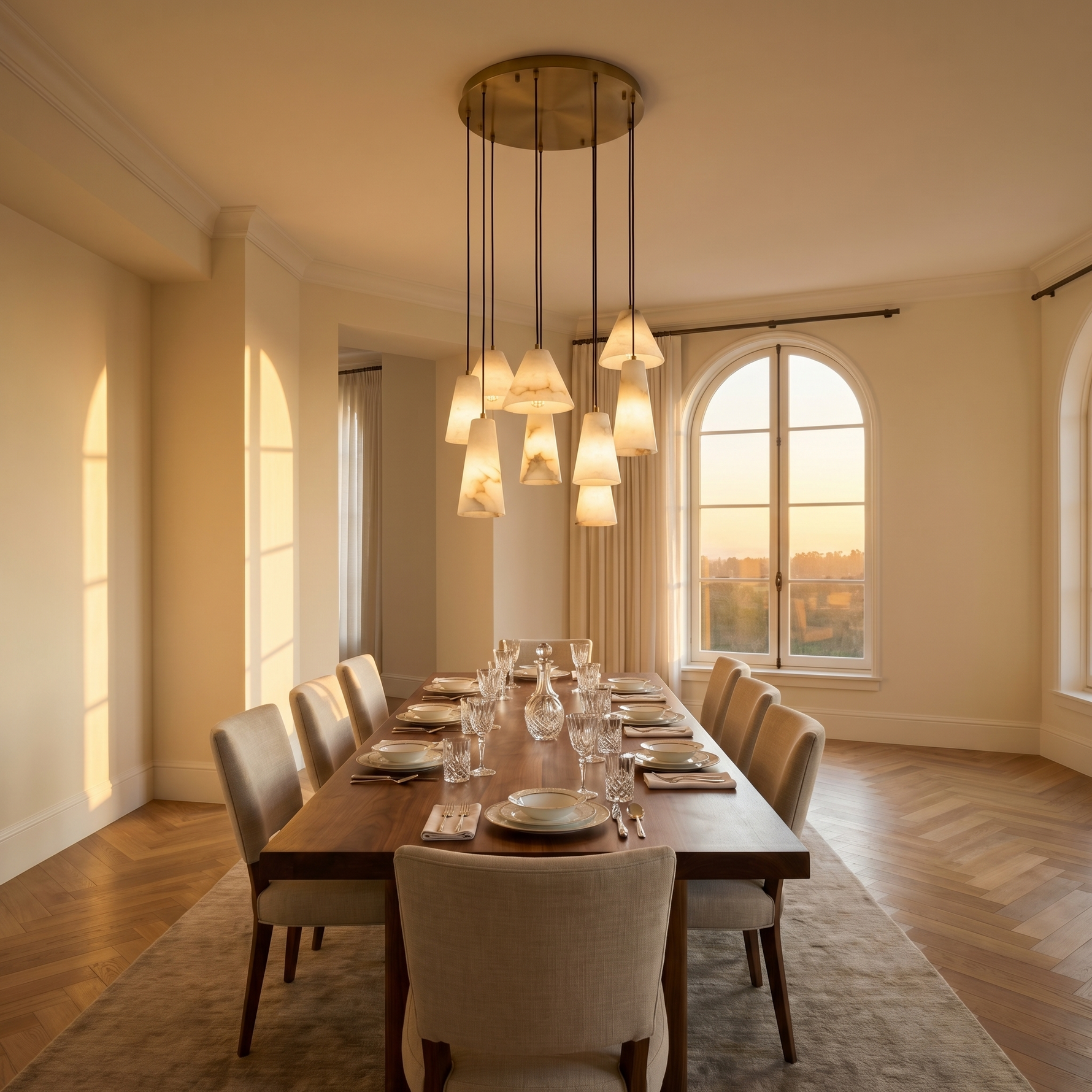 Yiosi Cascata Cone Cluster Pendant Light - Image 4