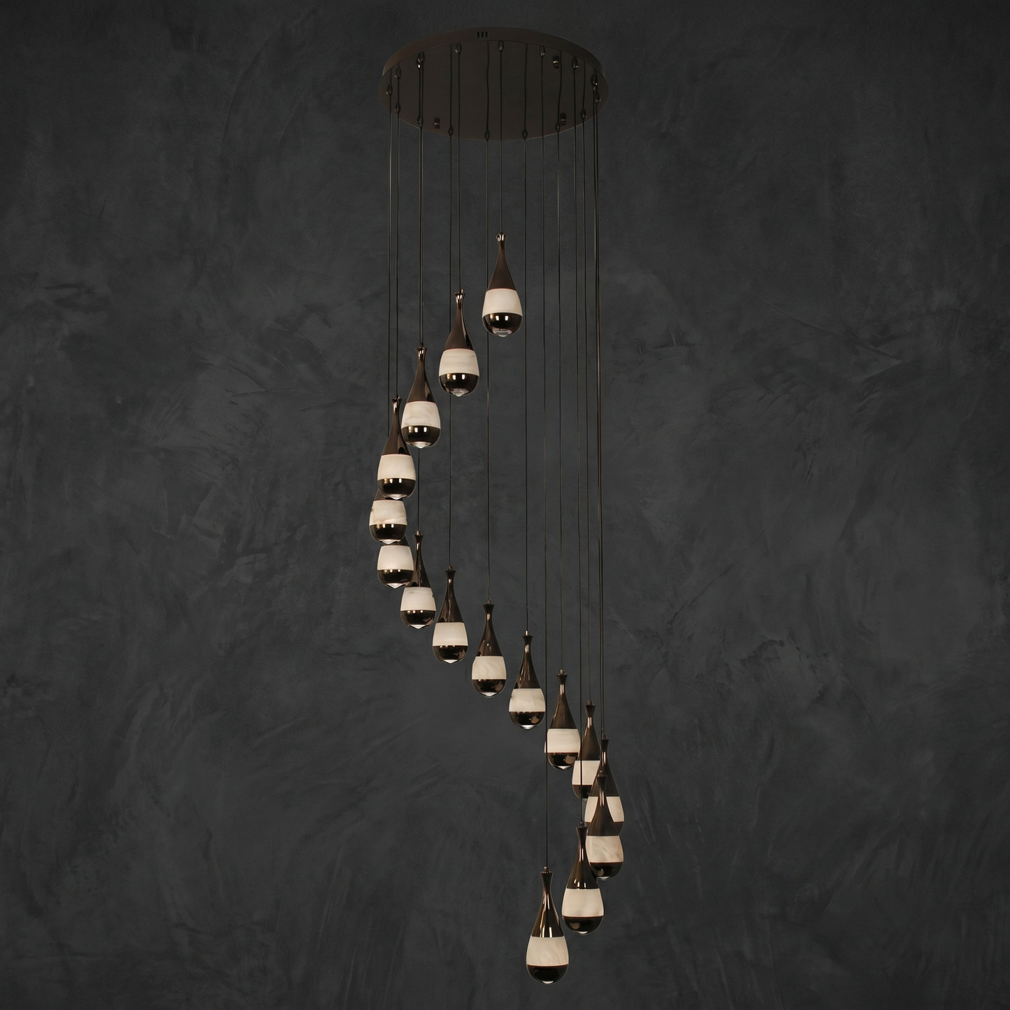 Yiosi Cascata Drop Spiral Pendant Light - Image 2