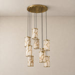Cascata Modern Cluster Pendant Light – lights off