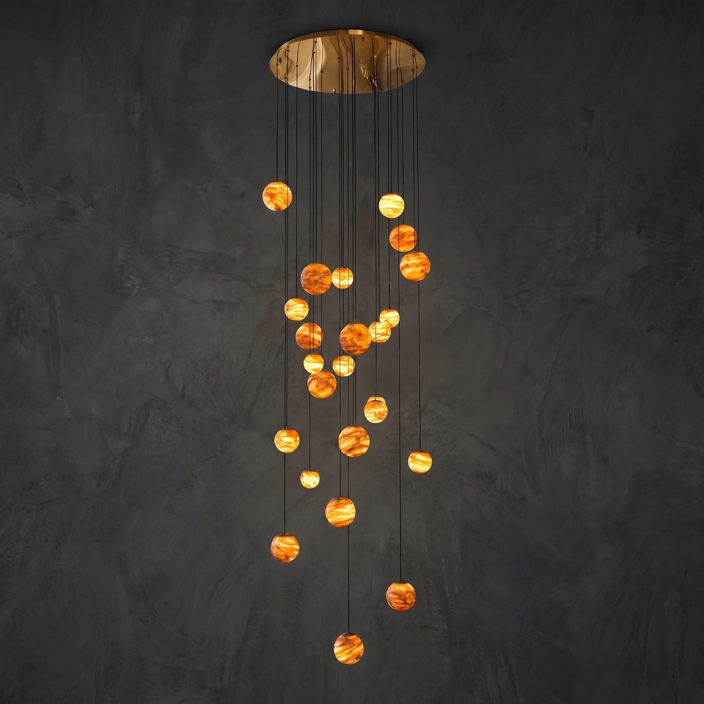 Yiosi Cascata Planet Cluster Pendant Light - Image 1