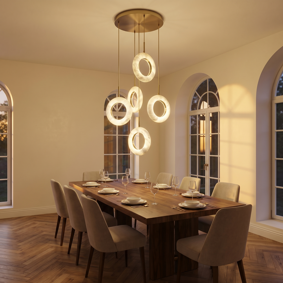 Yiosi Cascata Ring Cluster Pendant Light - Image 4