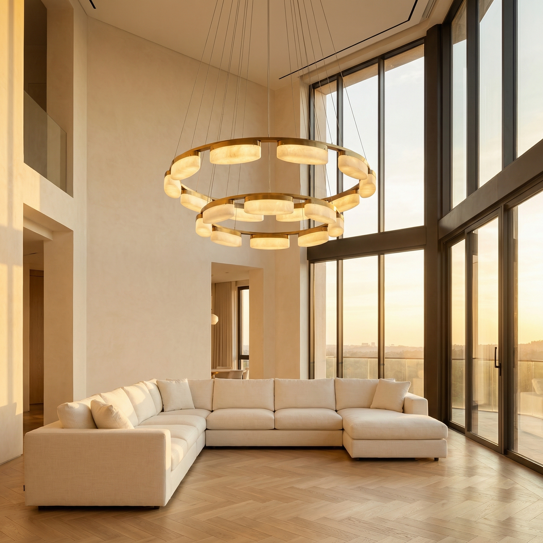 Yiosi Catena Double Ring Chandelier - Image 3