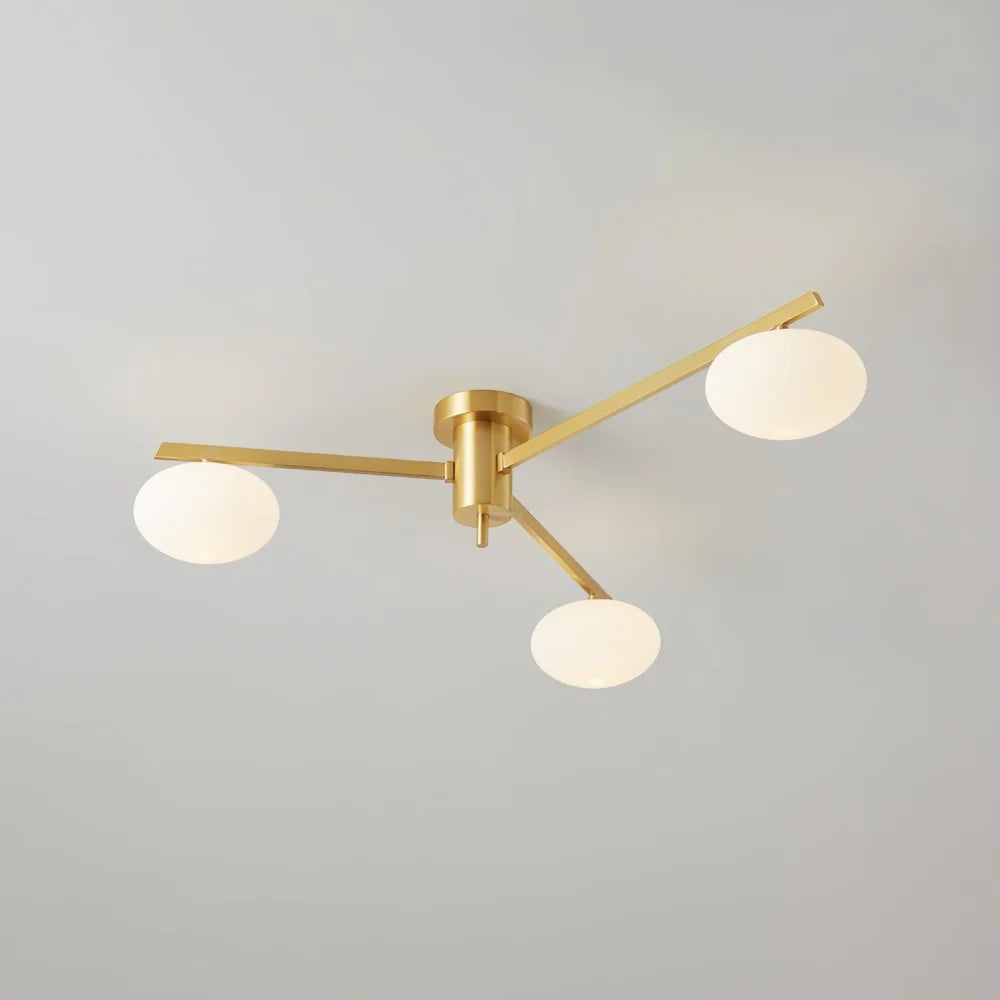 Ceiling Lamp with 3/5/6 heads - Optimized, Semi Flush Mounts-1-Yiosilamp