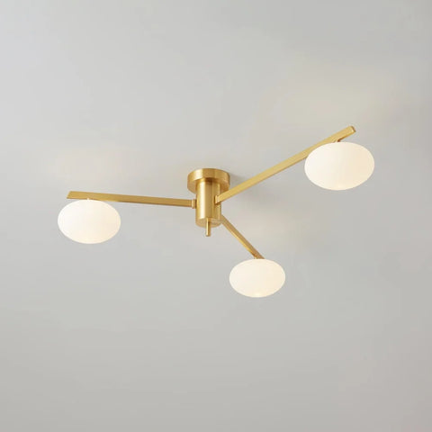 Ceiling Lamp with 3/5/6 heads - Optimized, Semi Flush Mounts-1-Yiosilamp