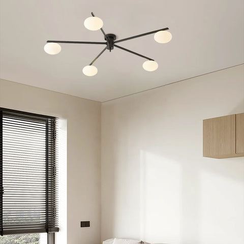 Ceiling Lamp with 3/5/6 heads - Optimized, Semi Flush Mounts-1-Yiosilamp