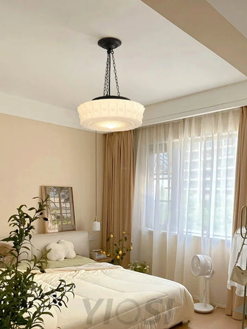 Charles Edwards Pendant Light D14.2″(36cm) x H 7.1″(18cm) / Black & White Pendant light