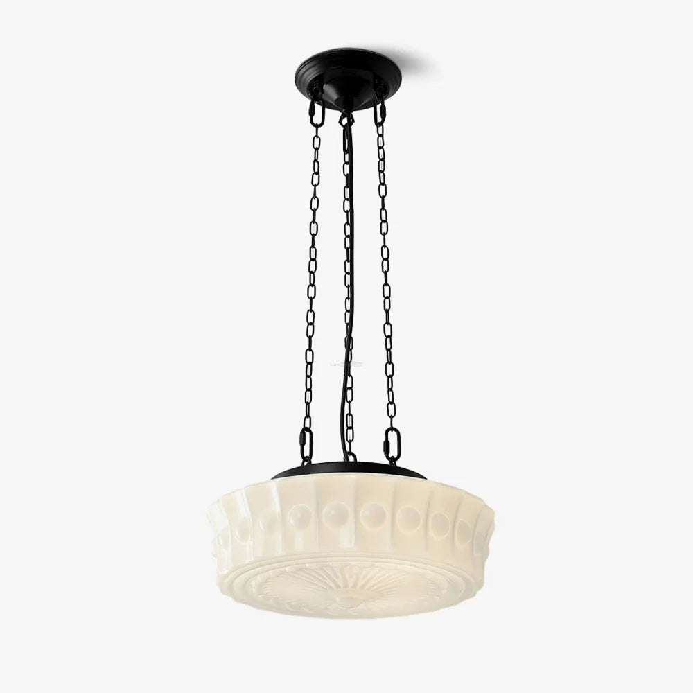 Charles Edwards Pendant Light D14.2″(36cm) x H 7.1″(18cm) / Black & White Pendant light