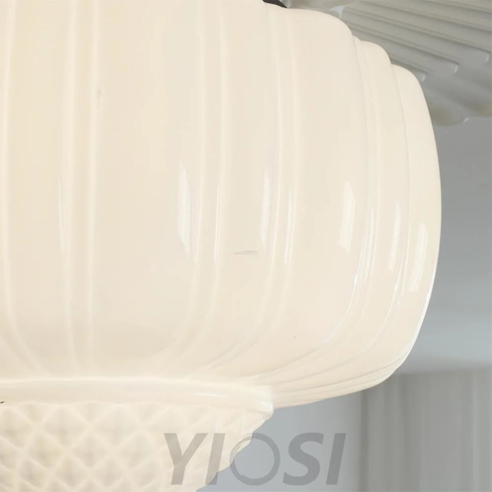 Charles Edwards Taper Flush Mount - Black & White, Charles, Semi Flush Mounts-1-Yiosilamp