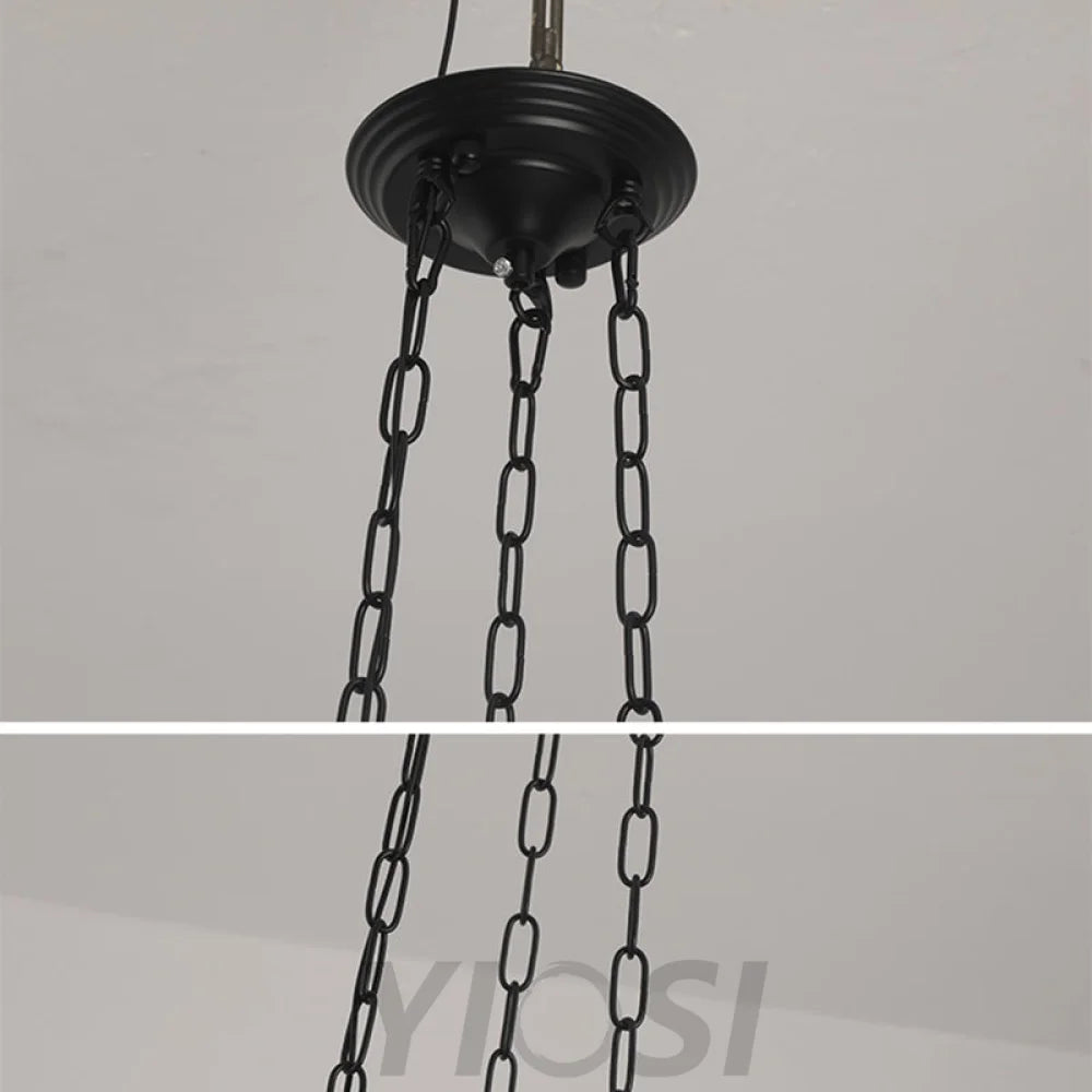 Charles Edwards Taper Pendant Light - Black & White, Charles, Semi Flush Mounts-1-Yiosilamp