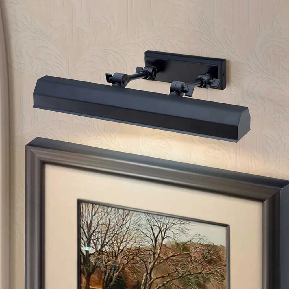 Chawton Picture Light 16’’ Wide 2-Light Black Picture Light