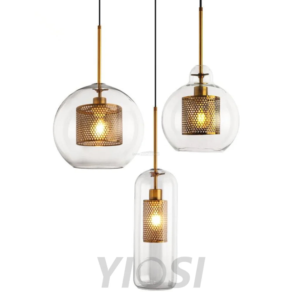 Chiswick Glass Pendant with Combinaton - Art Glass-1-Yiosilamp