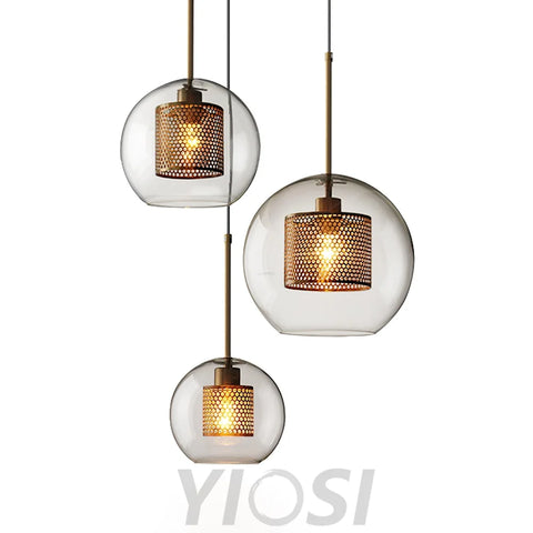 Chiswick Glass Pendant with Combinaton - Art Glass-1-Yiosilamp
