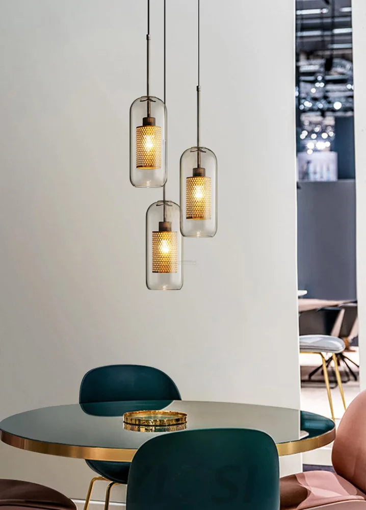 Chiswick Glass Pendant with Combinaton - Art Glass-1-Yiosilamp
