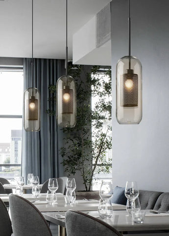 Chiswick Glass Pendant with Combinaton - Art Glass-1-Yiosilamp