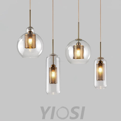 Chiswick Glass Pendant with Combinaton - Art Glass-1-Yiosilamp