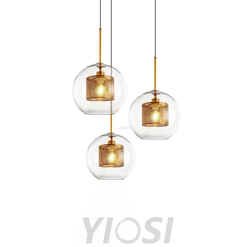 Chiswick Glass Pendant with Combinaton - Art Glass-1-Yiosilamp