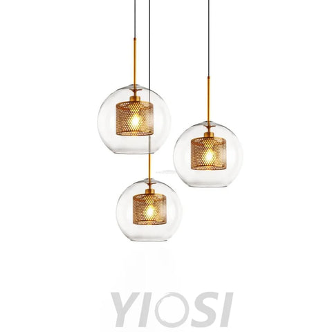 Chiswick Glass Pendant with Combinaton - Art Glass-1-Yiosilamp