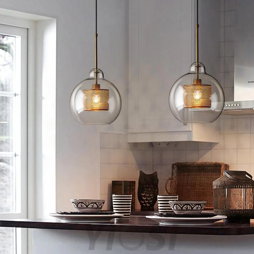 Chiswick Glass Pendant with Combinaton - Art Glass-1-Yiosilamp